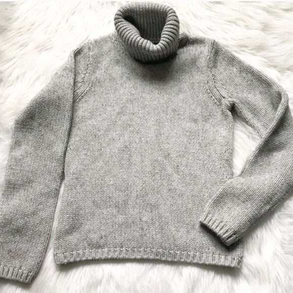 J. Crew Cotton-Cashmere Knit Turtleneck Sweater - Picture 3 of 5